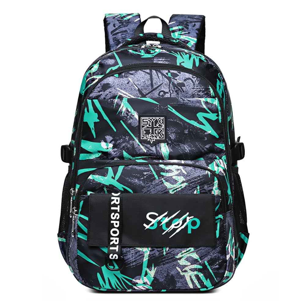 MATMO Kids Camo Backpacks Graffiti Camouflage Backpack Boys and Girls School Backpack