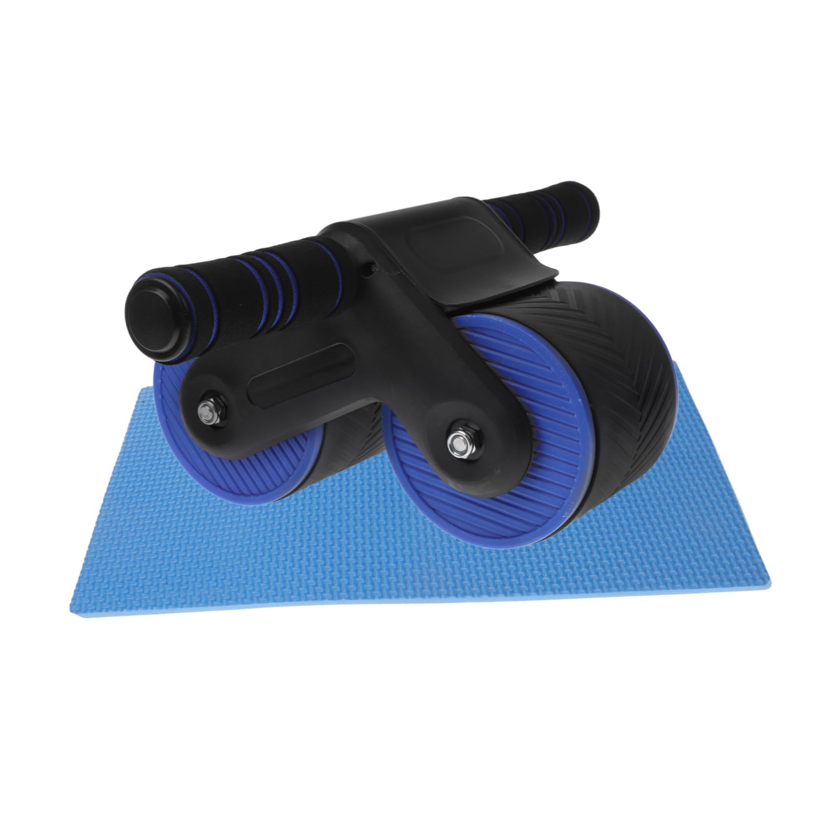NOLITOY Rodillo Ab de Rebote Automático con Alfombrilla para Rodillas para Entrenamiento Abdominal Rueda Abdominal de Fitness para Ejercicios Casa Color Aleatorio