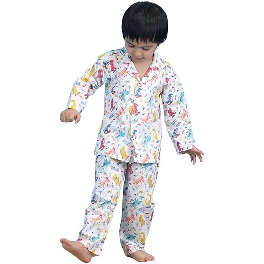 Cotton Printed Night Suit for Kids