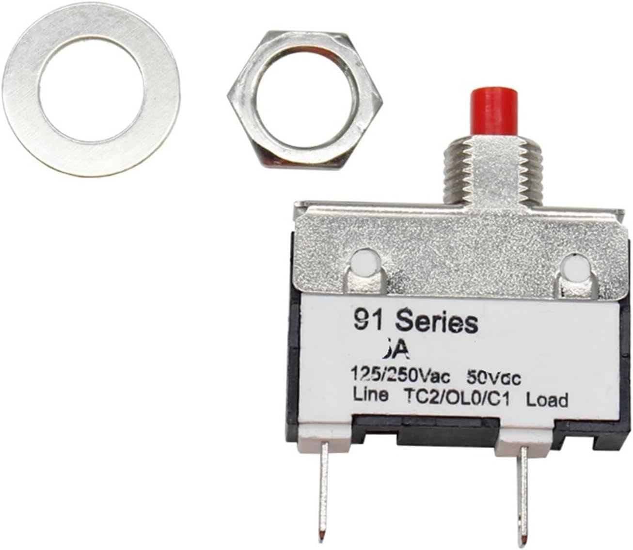 1pc 10A Circuit Breaker Switch Manual Reset Electronic Starter Overload Protection