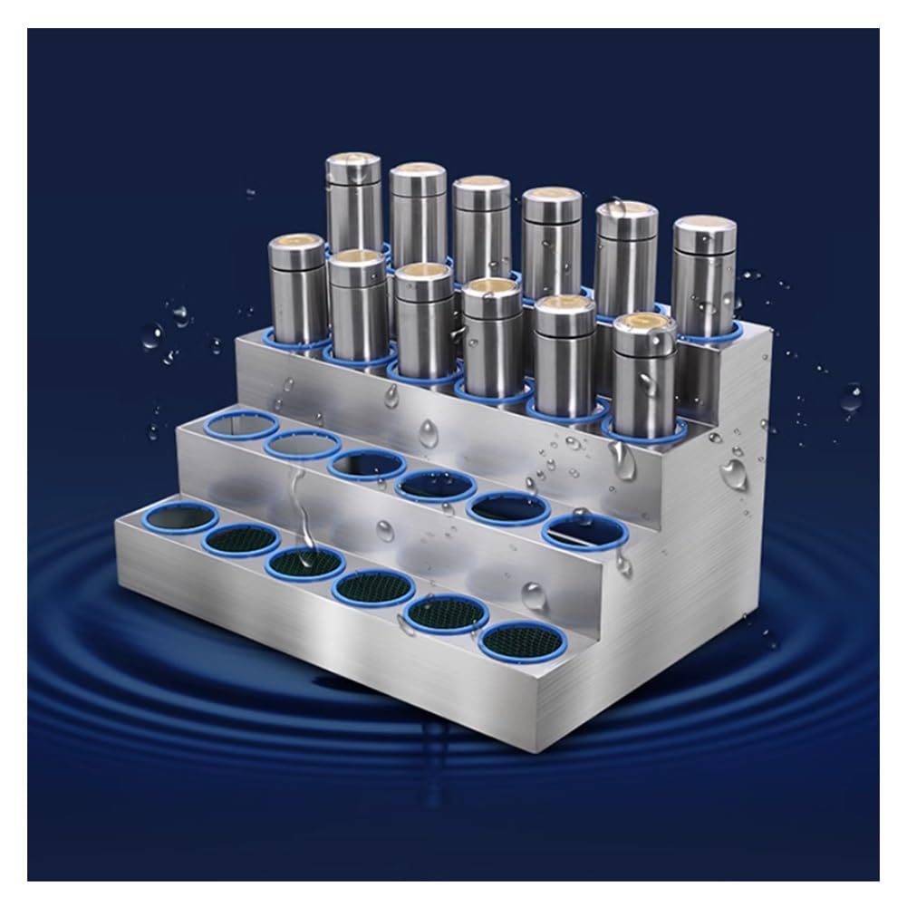 Porte-gobelet trapézoïdal distributeur de gobelets inox compact pour comptoir de restaurant