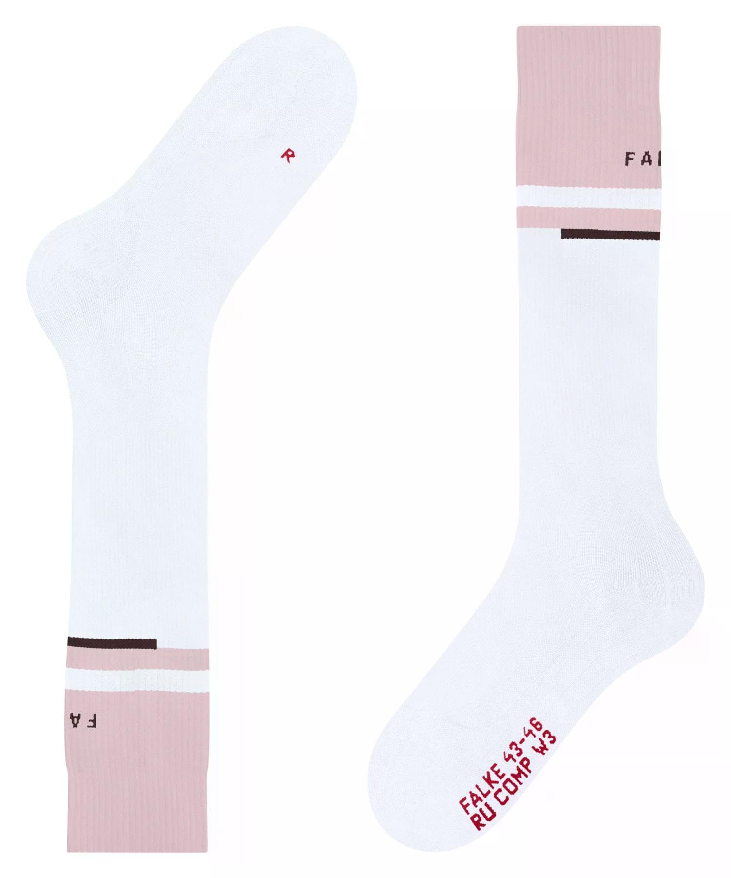 FALKE Kobiety Skarpety do biegania RU Compression Energy W Kh materiał funkcyjny kompresyjne 1 Para, Beżowy Cream 2080 - Obwód łydki W2, 35-38 W2