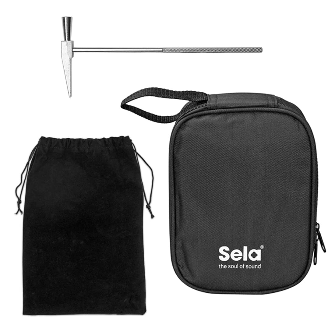 Sela SE245 Kalimba Mogano 17, Percussioni Strumento Musicale + panno in microfibra Keepdrum