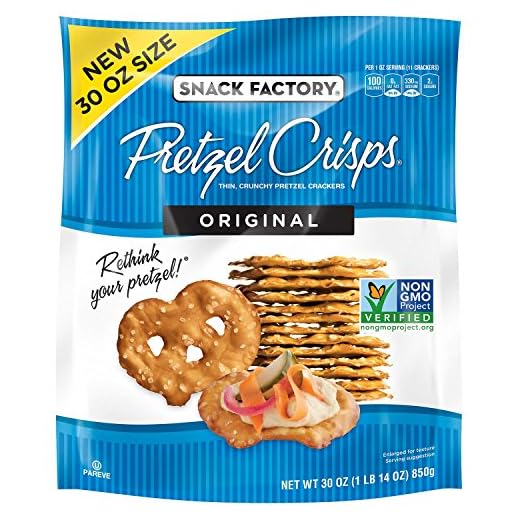 Snack Factory Original Pretzel Crisp, 30 Oz