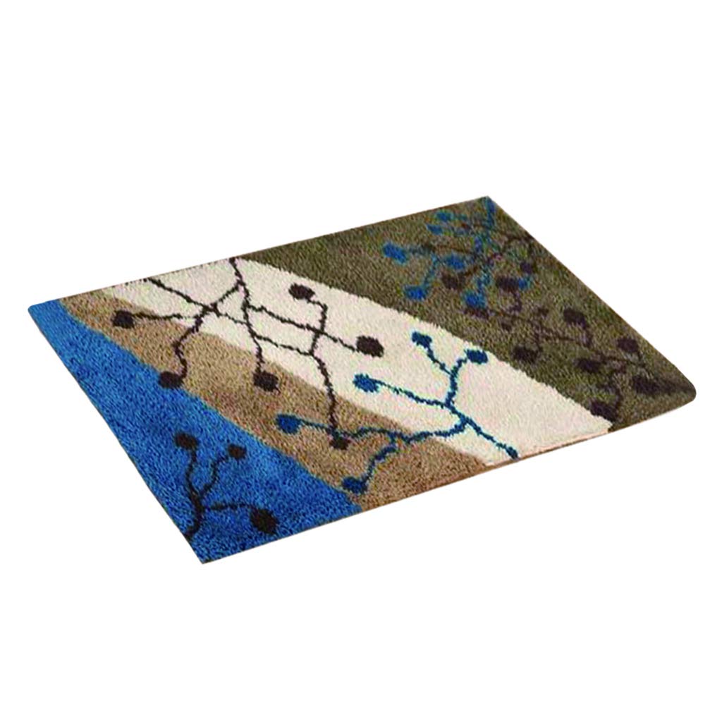 joyMerit DIY Rug Kit Colorful Animal Latch Hook Kits Cushion Cover Rug Making Kits DIY for Kids/Adults with Printed Canvas Pattern 60 x 40cm - Autumn, 60x40cm