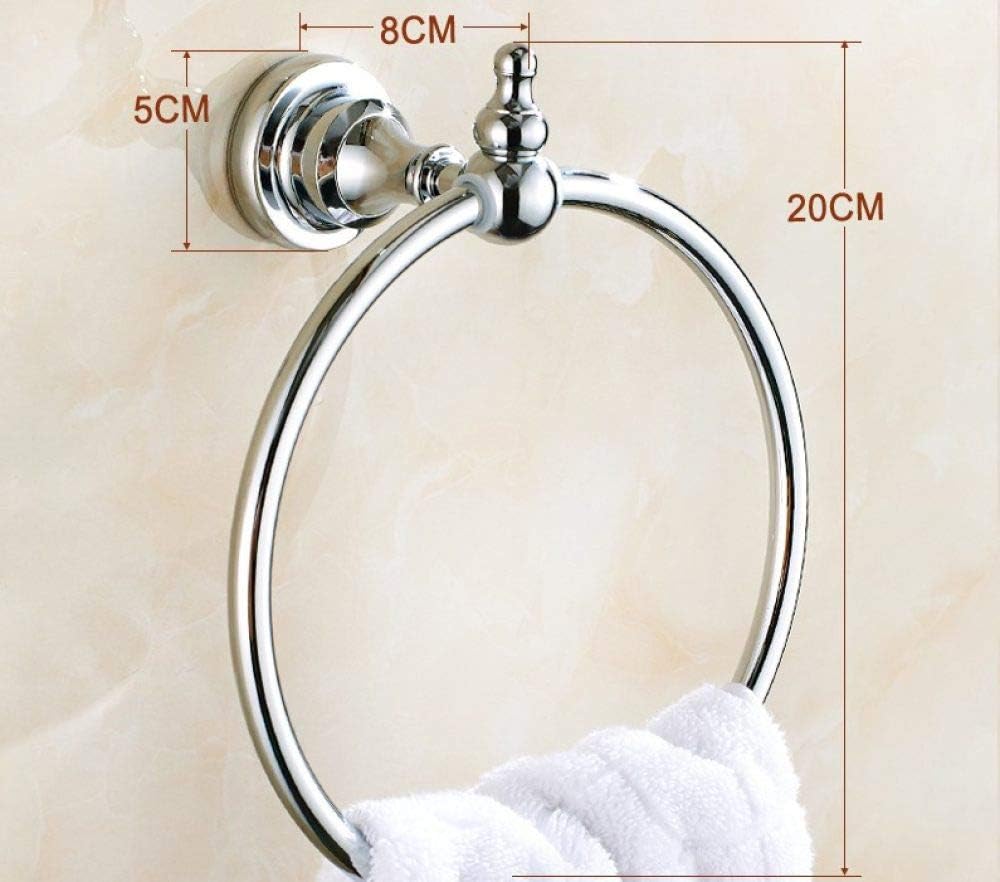 Towel Rails, Bathroom Hardware Set Chrome Polished Bath Rack Paper Toothbrush Towel Bar Coat Hook Bathroom Accessories/Towel/a