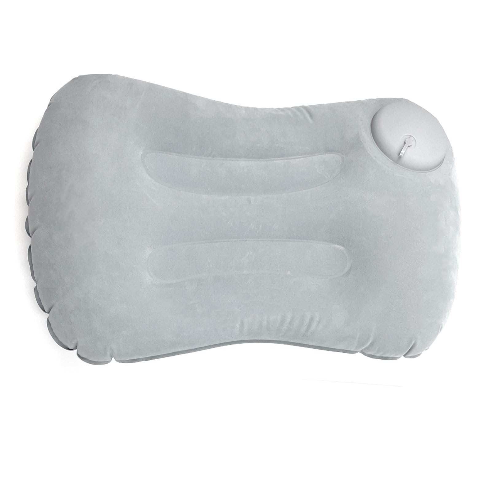 Camping Pillow Press Automatic Inflatable Pillow for Camping Trekology Pillow Portable Waist Protect Pillow Backpacking Pillow Beach Pillow Outdoor Camp Pillow (Grey)