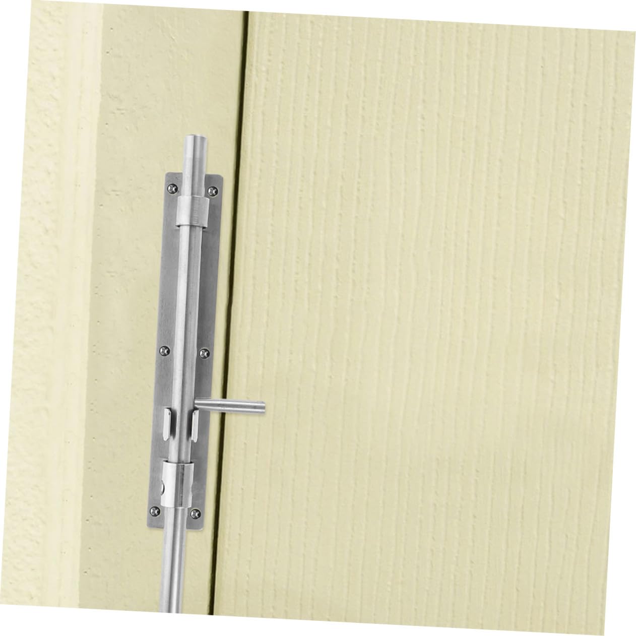 Toddmomy 2 pezzi Catenaccio Scorrevole in Acciaio Inox Rinforzato per Porte Interne e Armadi Serratura di Sicurezza Pesante per Bagno Camera e Cancelli Facile da Installare e Scorrimento
