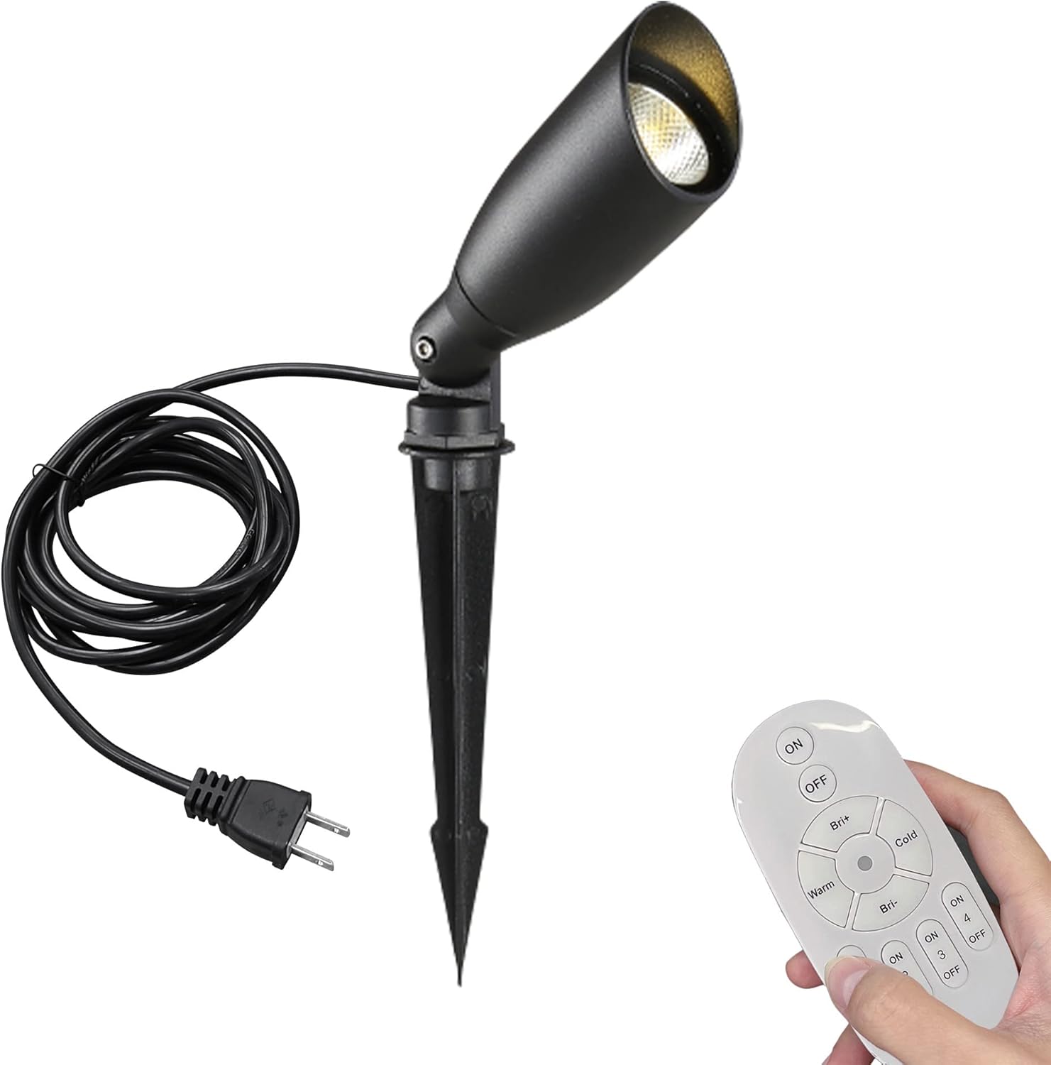 Kiven Remote Control Landscape Spotlights Color Changing & Stepless