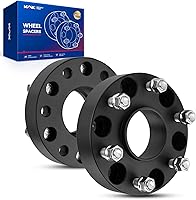 Vista 60 de KAX Espaciadores de rueda 4x4, adaptadores de espaciadores de rueda de 1" con pernos de 1/2" x20, diámetro del cubo de 59 mm, 2 piezas para Xpress