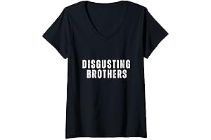 Womens Disgusting Brothers Tshirt Prank Show Funny V-Neck T-Shirt