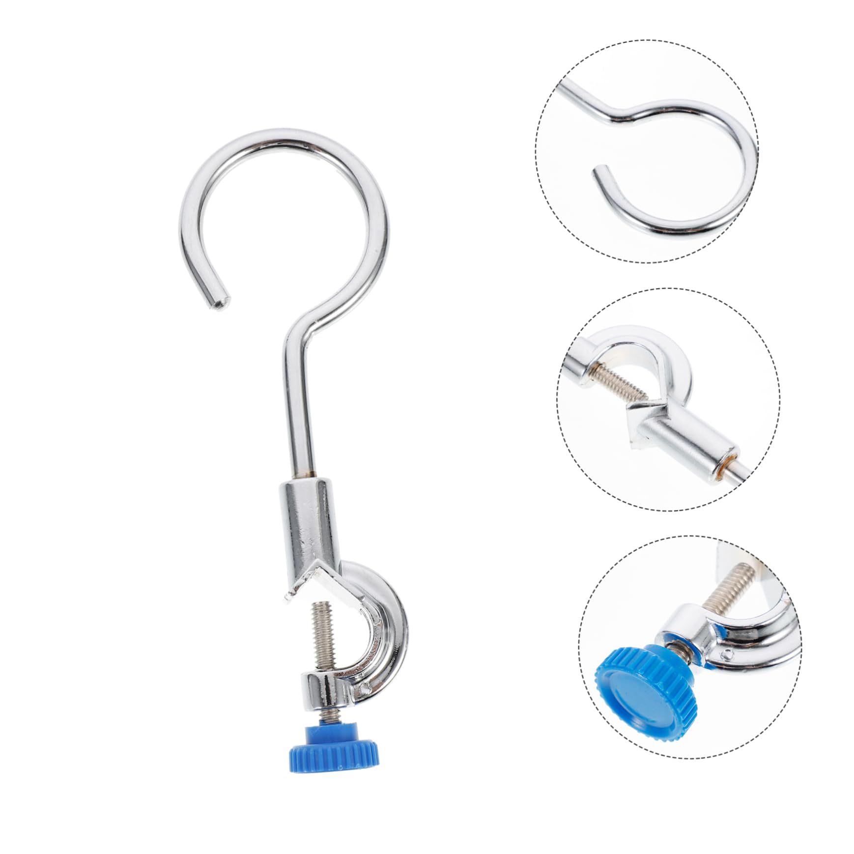 NAMOARLY 2 Pcs Support Ring Lab Stand Ring Sturdy Flask Support Open Beaker Ring Support Laboratory Clamp Holder Lab Stand Retort Flask Clamp Beakers Lab Support Retort Ring Iron Silver