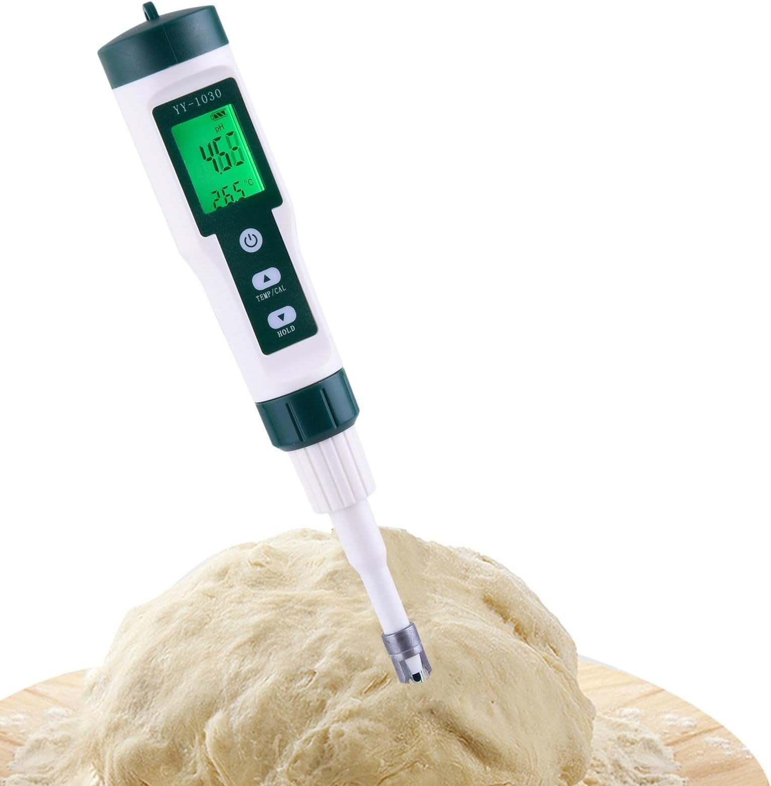 Food Ph Checker - Digital Ph Meter and Probe, Kombucha Ph Meter | Advanced Sensor Technology, Portable Water Ph Tester for Aquarium, Water, Cheese, Sourdough, Canning, Meat and Solid Samples