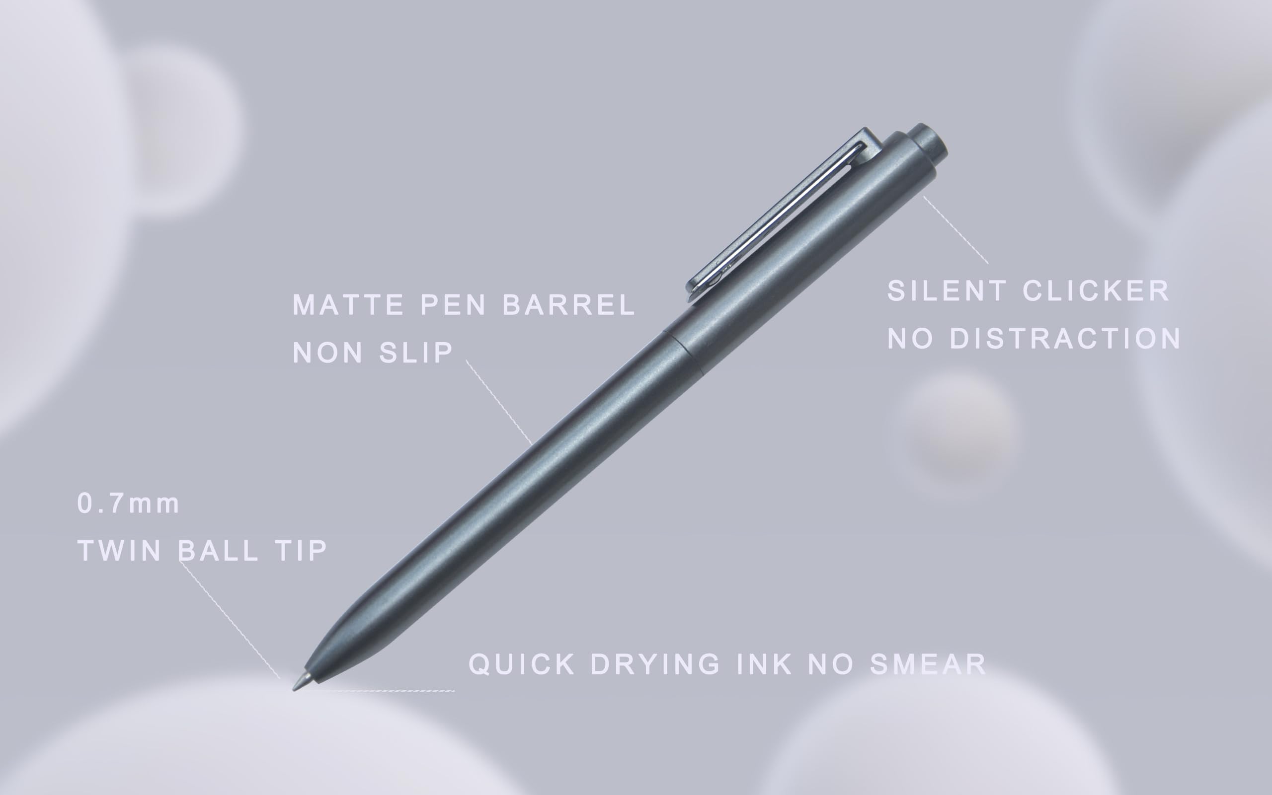 Black pen Black Ink Pens Write Pens with Elegant Gift Box Packaging 0 7mm — view 8