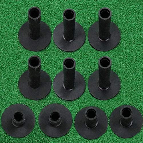 FINGER TEN Golf Rubber Tees Value Pack - 3/4 Mixed or Same Size (1.5’’, 2.25’’, 2.75’’, 3’’) for Driving Range Practice on Mat or Grass