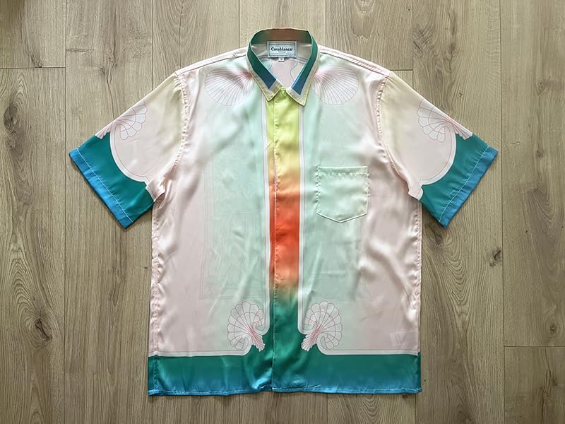 CASABLANCAシャツ 2023SS M 2023ss CASABLANCA Shirt Men Women 1:1 Top Version Hawaiian