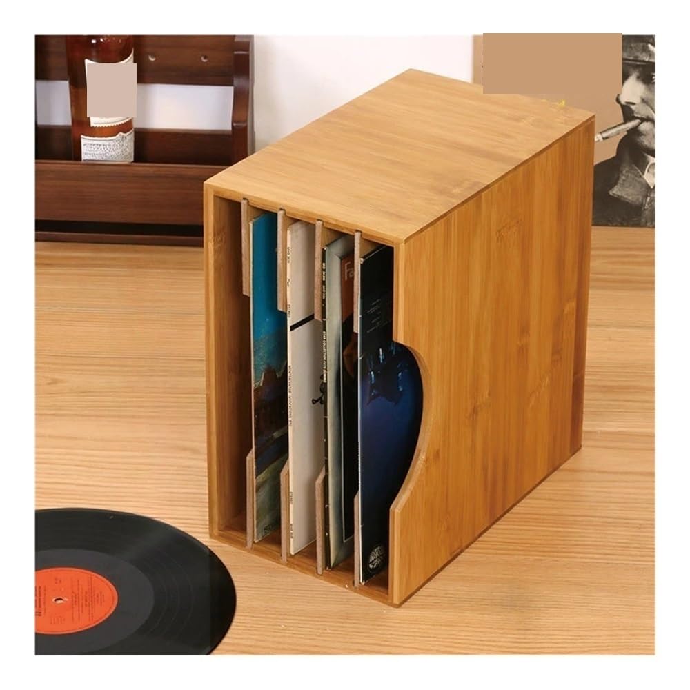 Stojak na płyty CD Organizer na płyty CD Nostalgiczne pudełko na kasety Regał na płyty Drewniany stary pulpit do przechowywania dokumentów