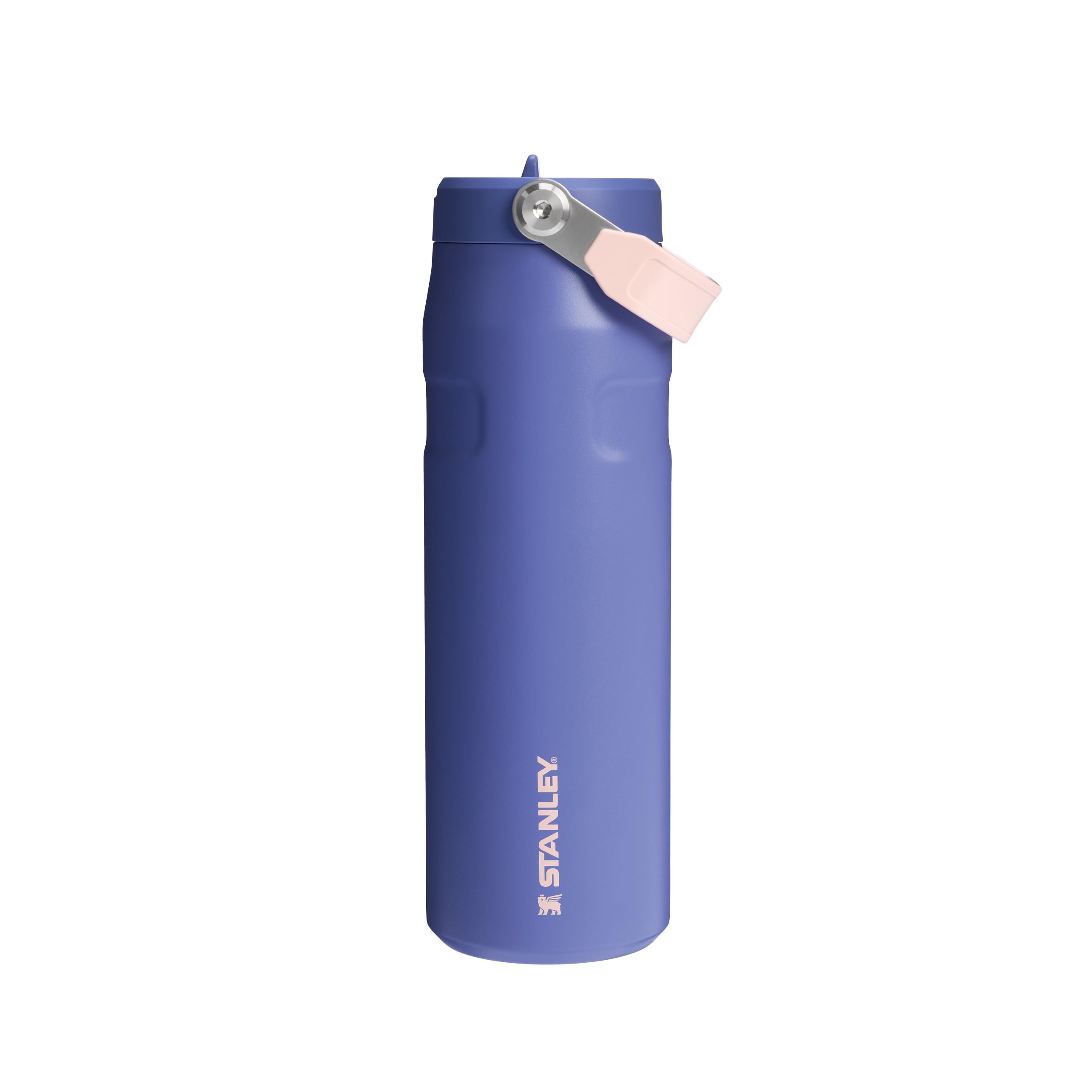 STANLEY Flip Straw 2.0 Sports Water Bottle with Straw 0.7L - 10 Hours Cold - 2 Days Iced - Stainless Steel - BPA Free - Leak Resistant - Fits in Cup Holder - Dishwasher Safe - Lupine