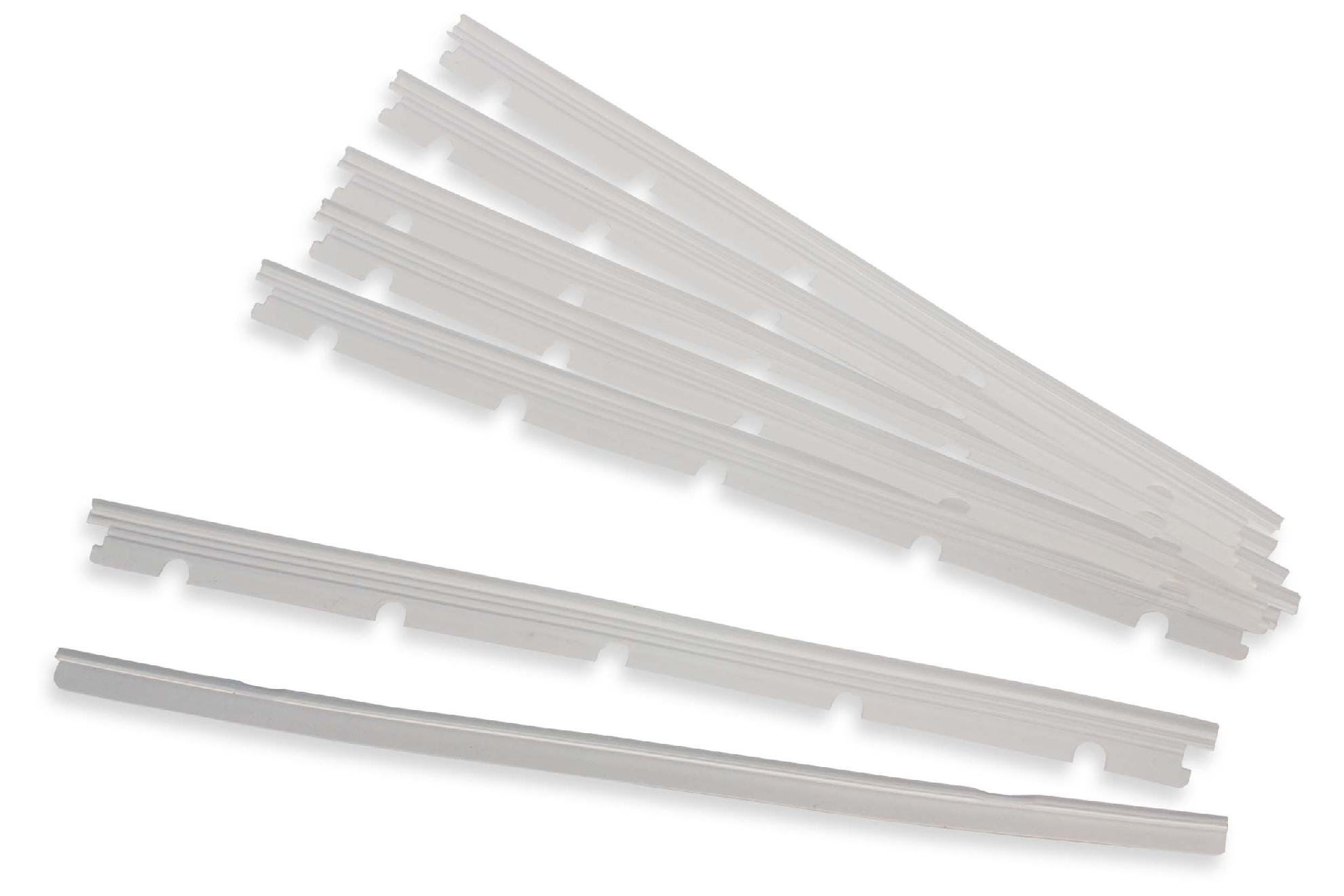 vhbw 10x lamine in gomma compatibile con Neato XV signature pro aspirapolvere, robot aspiratore - Set di lamelle, trasparente