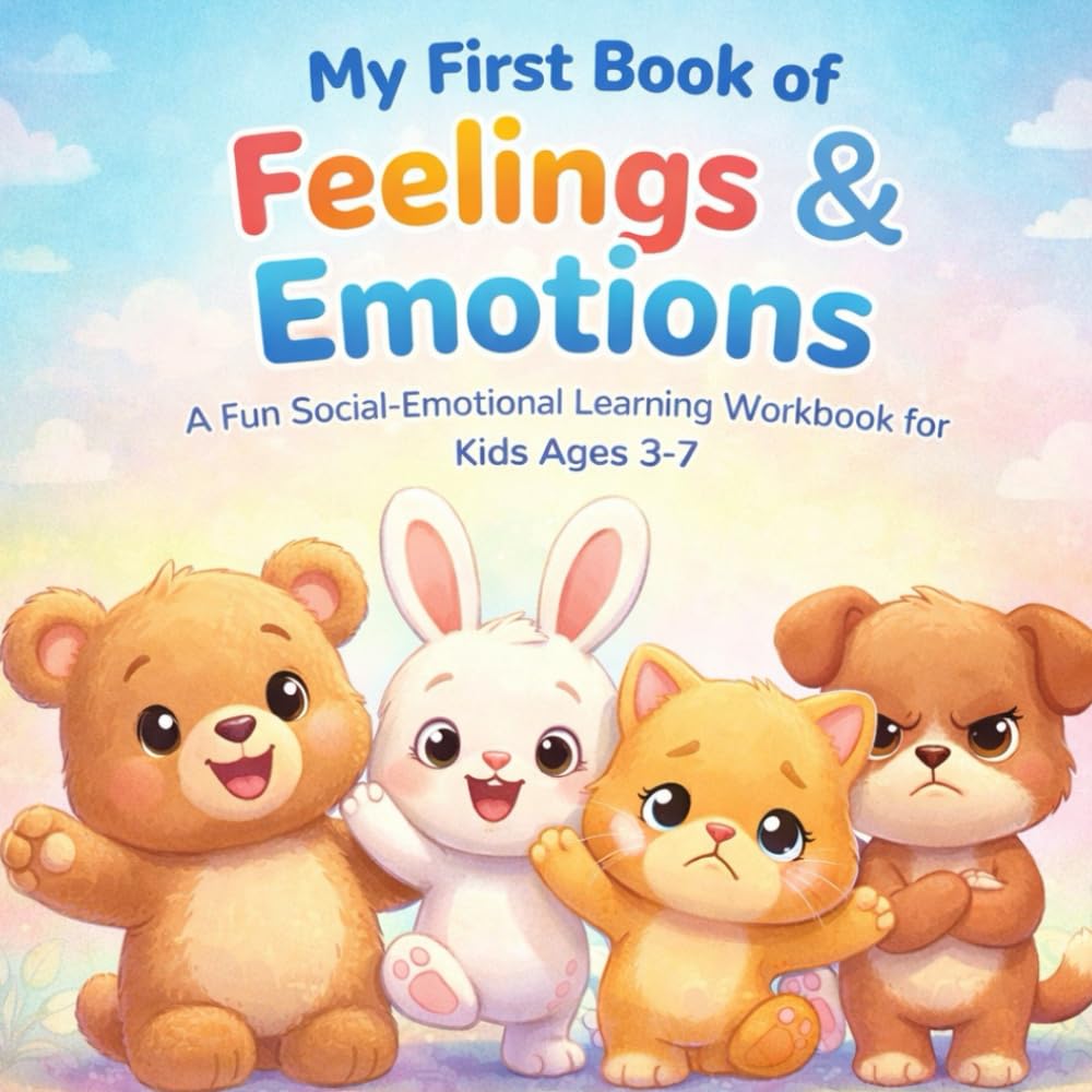 My First Book of Feelings & Emotions: A Fun Social-Emotional Learning Workbook for Kids Ages 3–7