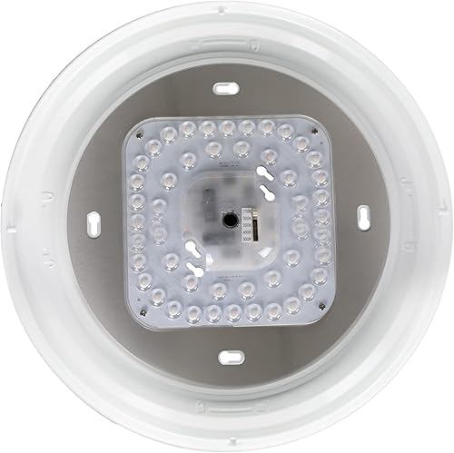 Miniatura 10 de Lámpara de techo LED cuadrada integrada de 11 pulgadas para dormitorio, cocina, baño, 2700 K, 3000 K, 3500 K, 4000 K, 5000 K, luz blanca brillante,