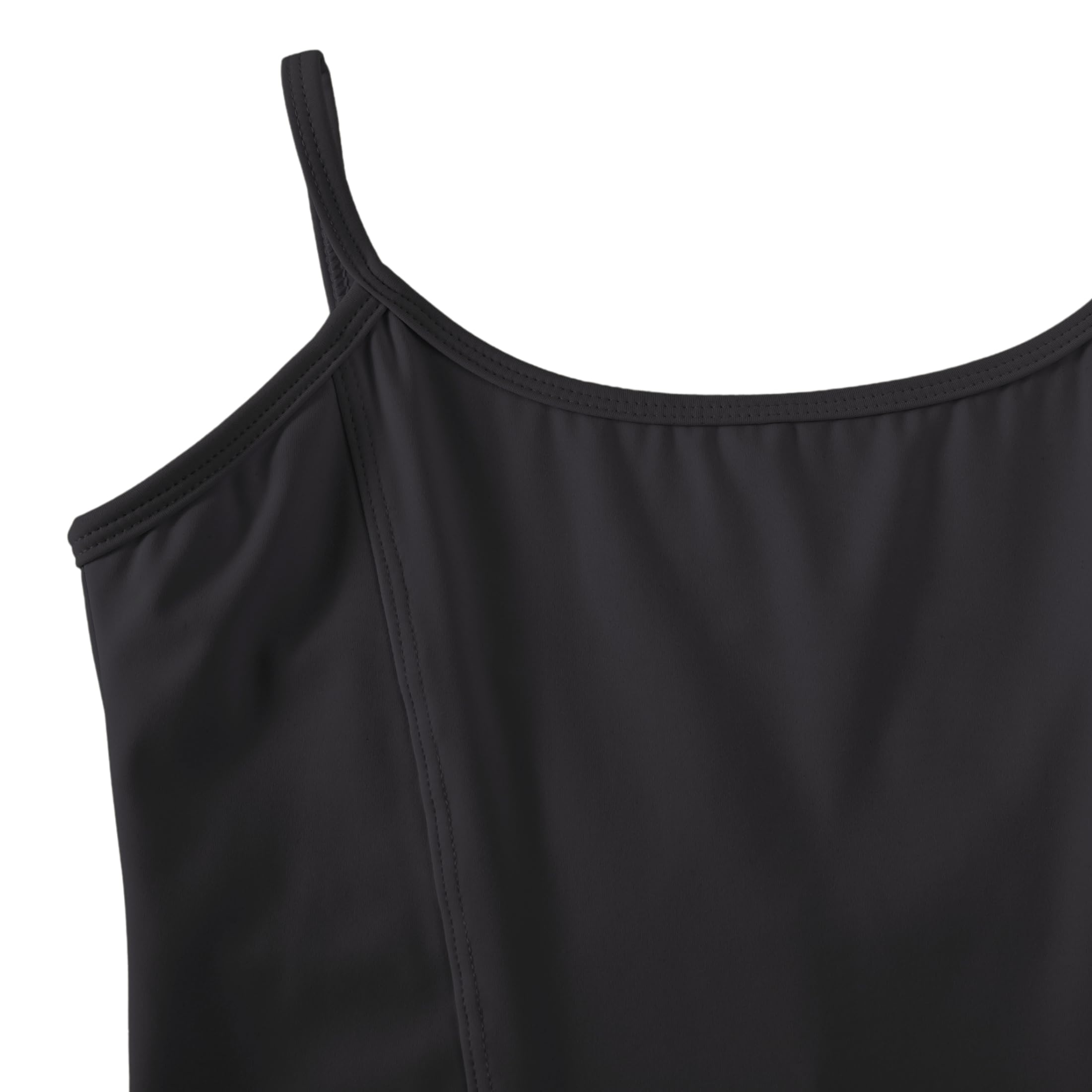 Maillot Danza Ballet sin Mangas Leotardos Gimnasia Ritmica para Mujer con Cuello Redondo
