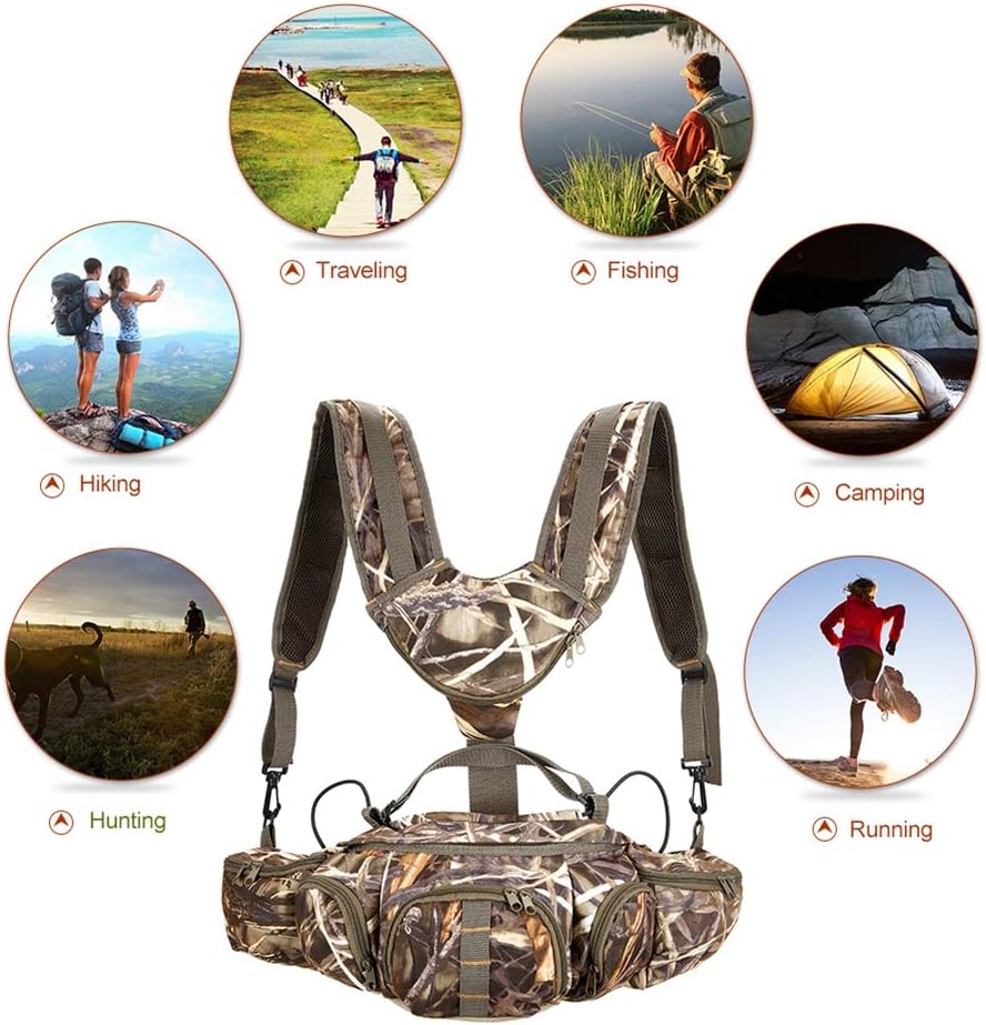Multifunctional Camping Bags Climbing Camouflage Bag for Outdoor Hiking Fishing Camping Sports Hunting Fanny Pack