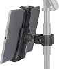 EEEKit Spin Bike Tablet Holder, 360 Adjustable Exercise Bike Handlebar Mount iPad Holder for Stationary Bicycle, Treadmill, Microphone Stand, Fit for 4.7-12.9in Devices