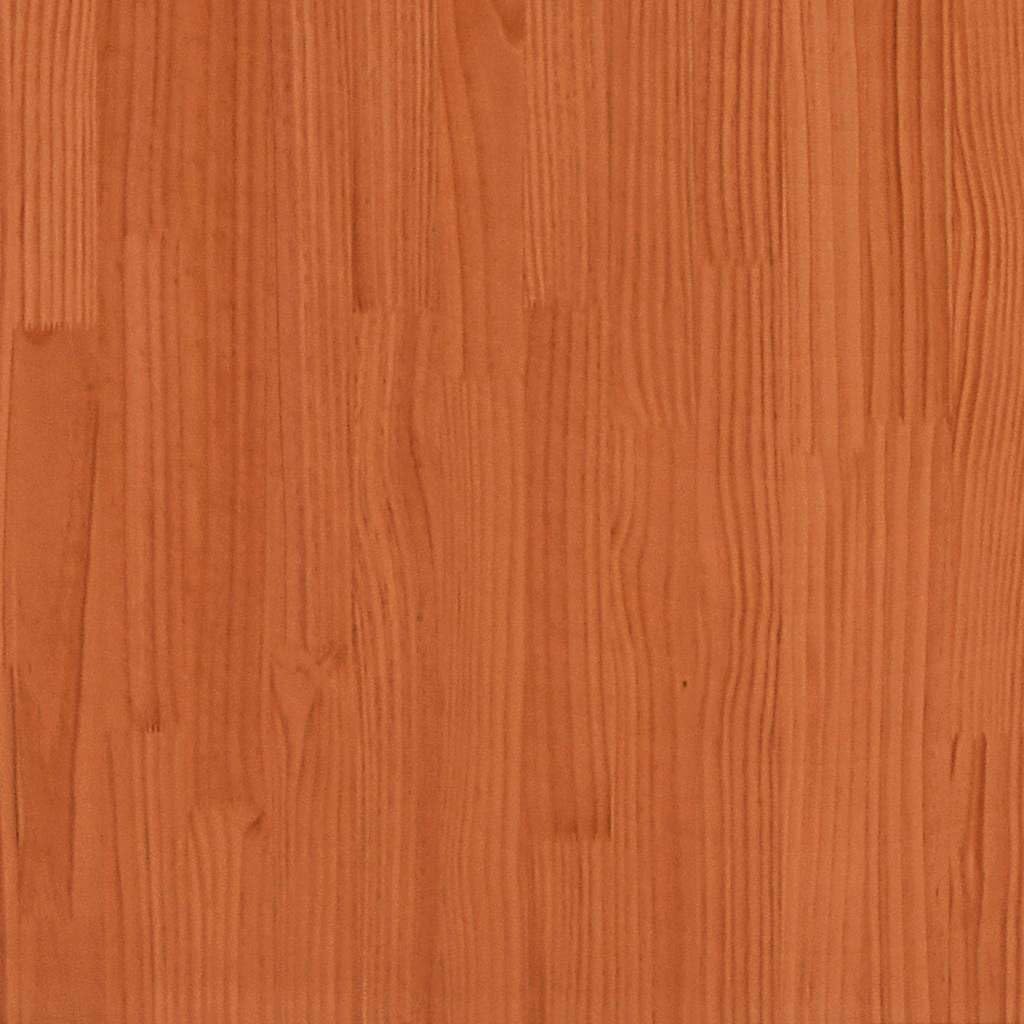 Homgoday Sapin de Noël en bois pour décoration d'intérieur ou d'extérieur - Marron ciré - 180 cm - Pin de Noël avec support en métal