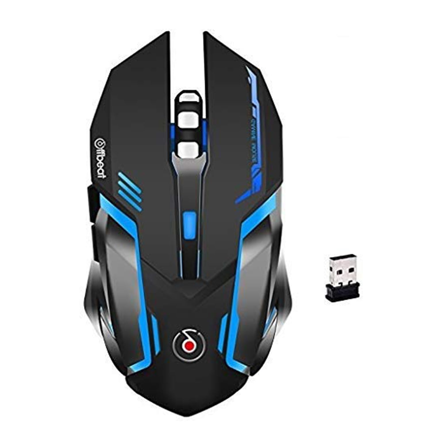 Offbeat RIPJAW 2.4Ghz Rechargeable Wireless Gaming Mouse, Silent Click Buttons Mouse - 7D Buttons, DPI : 1600,2400,3200, Mice for PC/Laptop/Smart TV/Mac(Light Weight)-picture-22