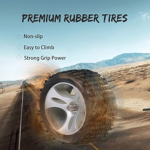 Miniatura 8 de GoolRC WLtoys A959-B - Auto a control remoto a escala 1:18, 4WD 70 KM/H, autos de carreras de alta velocidad, 2.4 GHz todoterreno RC Buggy para