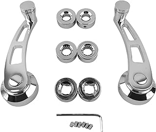 Automotive Square Window Crank Handle,Billet Window Crank,Car Window Handle,2PCS Car Auto Window Crank Handle Set Car Accessory for Older Models