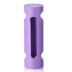 Threlaco 1 Pack Circle Crochet Tool 4 Inch All Yarn Sizes Circle Crochet Tool Learn How to Make Circle Stitch Yarn Tension Regulator and Yarn Guide Tool Crochet Holder for Beginners(Purple)