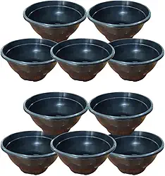 Kit 10 Vasos Cuia 18 Para Plantas E Orquídeas Novos