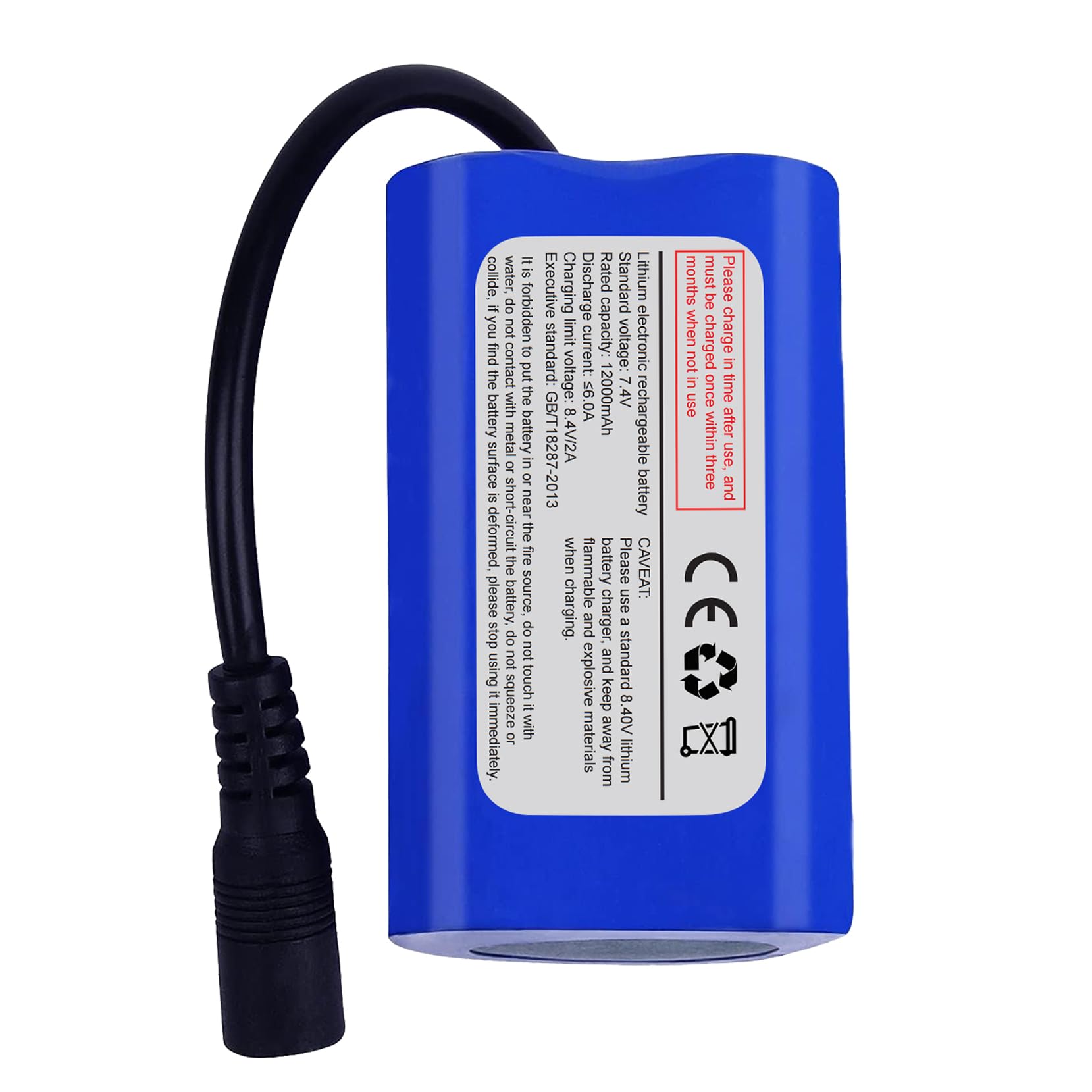 Señuelo de pesca RC Marine batería de litio (12000 mAh)