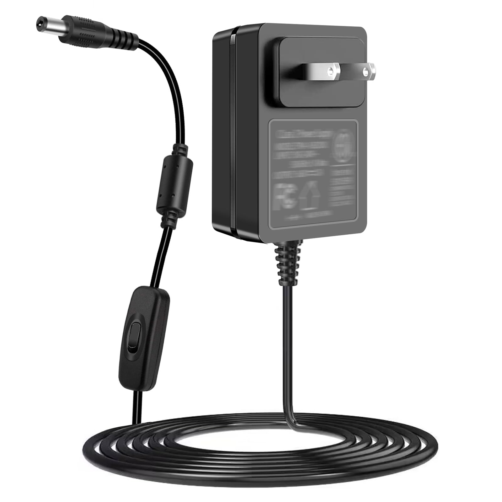 12V Massager Power Cord, Charger for Foot and Neck Shiatsu Back and Shoulder Massager, Compatible with Resteck Nekteck Zyllion Papillon Mo Cuishle