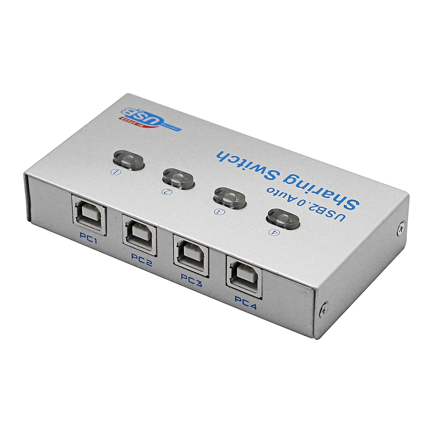 4 Ports USB 2.0 Auto Sharing Switch KVM HUB 4 PCs Share 1 USB Device 4 Port HUB USB 2.0 Auto Sharing Selectors Switch KVM for PC Scanner Printer.(k)-picture-32