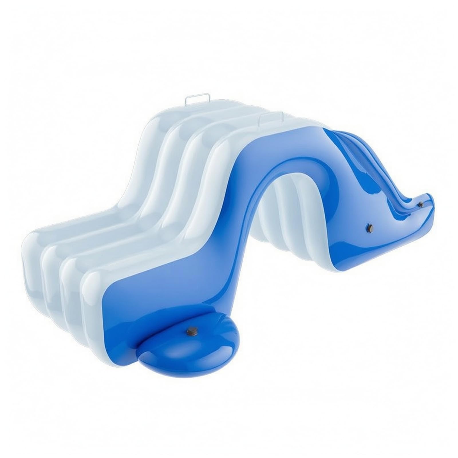 predolo Pataugeoire Toboggan Résistant | Facile à Gonfler, Piscine Toboggan, Épais, Jeux Aquatique, pour, Bleu