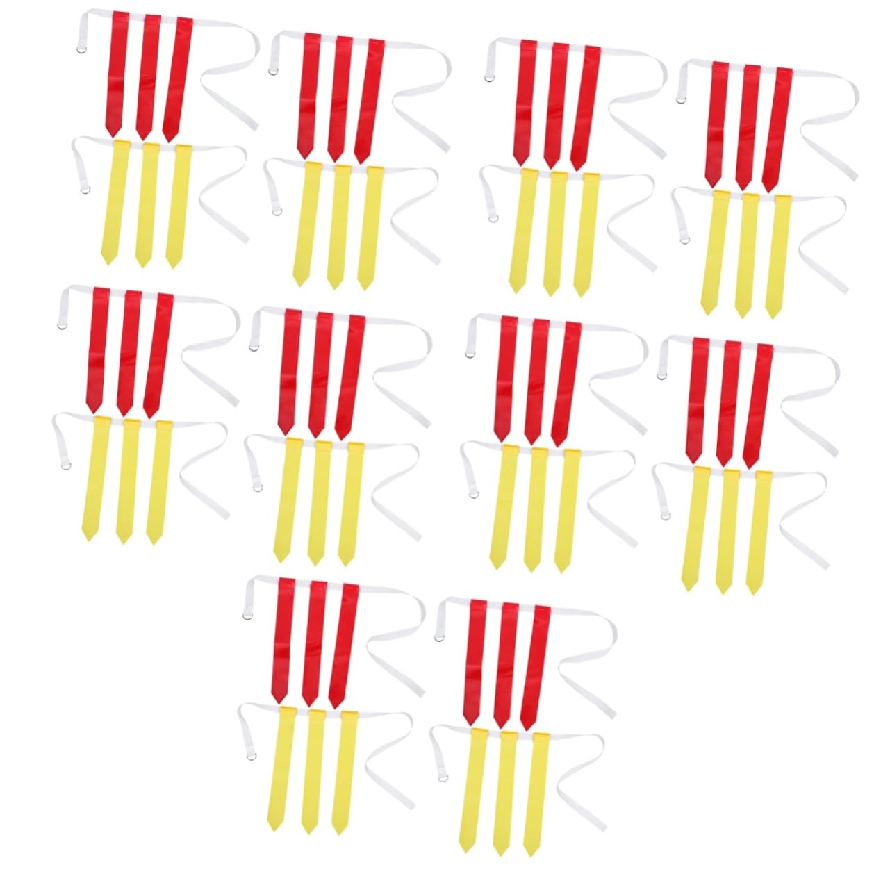 Toddmomy 20pcs Rugby Belt with Flags Wear-resistant Football Training Waist Belt for Boys and Girls and Adults for Flag Football Games Includes