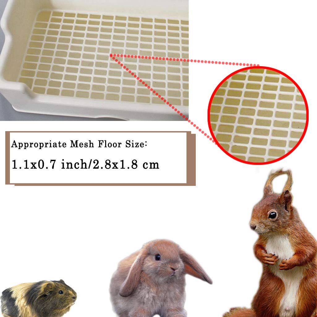 Kleines Haustier-Klo, Kaninchen Töpfchen Trainer Meerschweinchen Toilette Toilette für Kleintiere