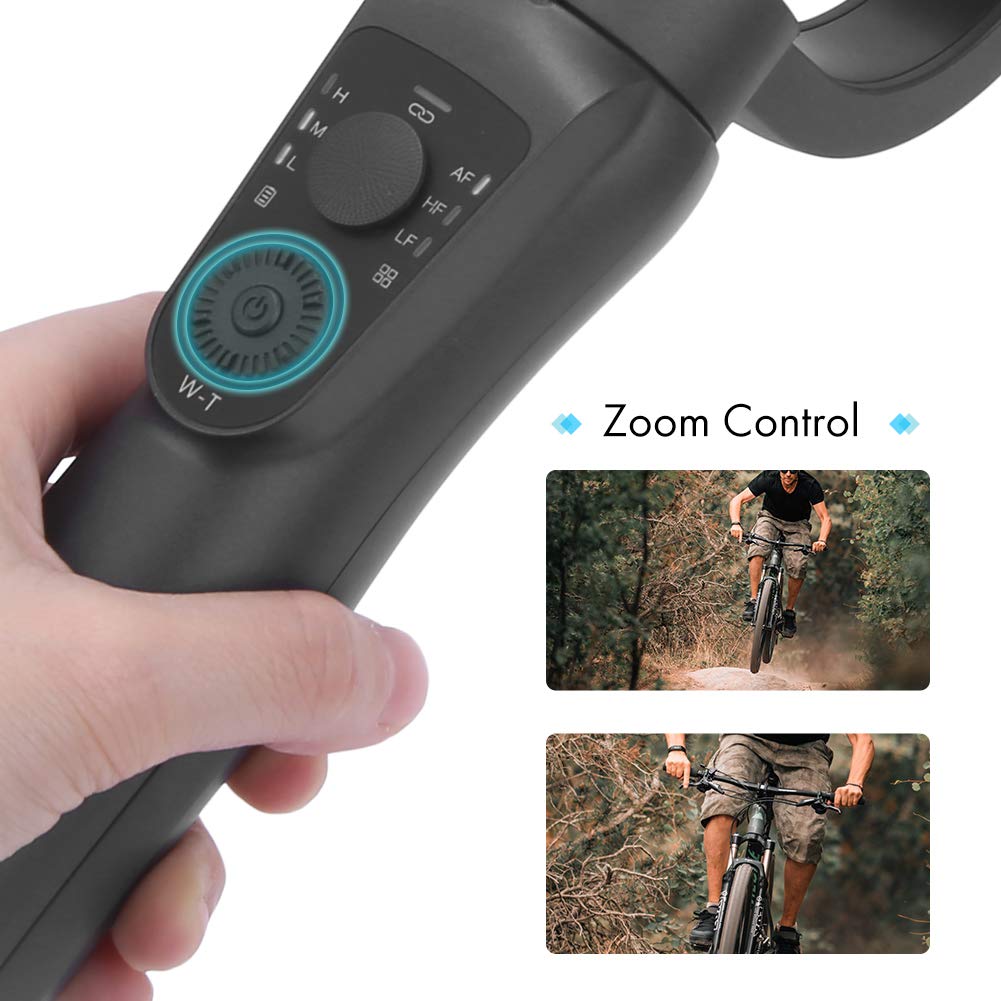 Stabilizzatore per Telefono Portatile a Tre Assi con Rotazione di 330°, per Vlogger - Design in Materiale ABS