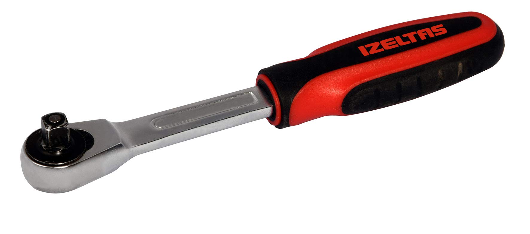İzeltaş 1507062140 140 mm1/4" Cırcır Kolu Plastik Saplı, Krom, 1/4" 140 mm