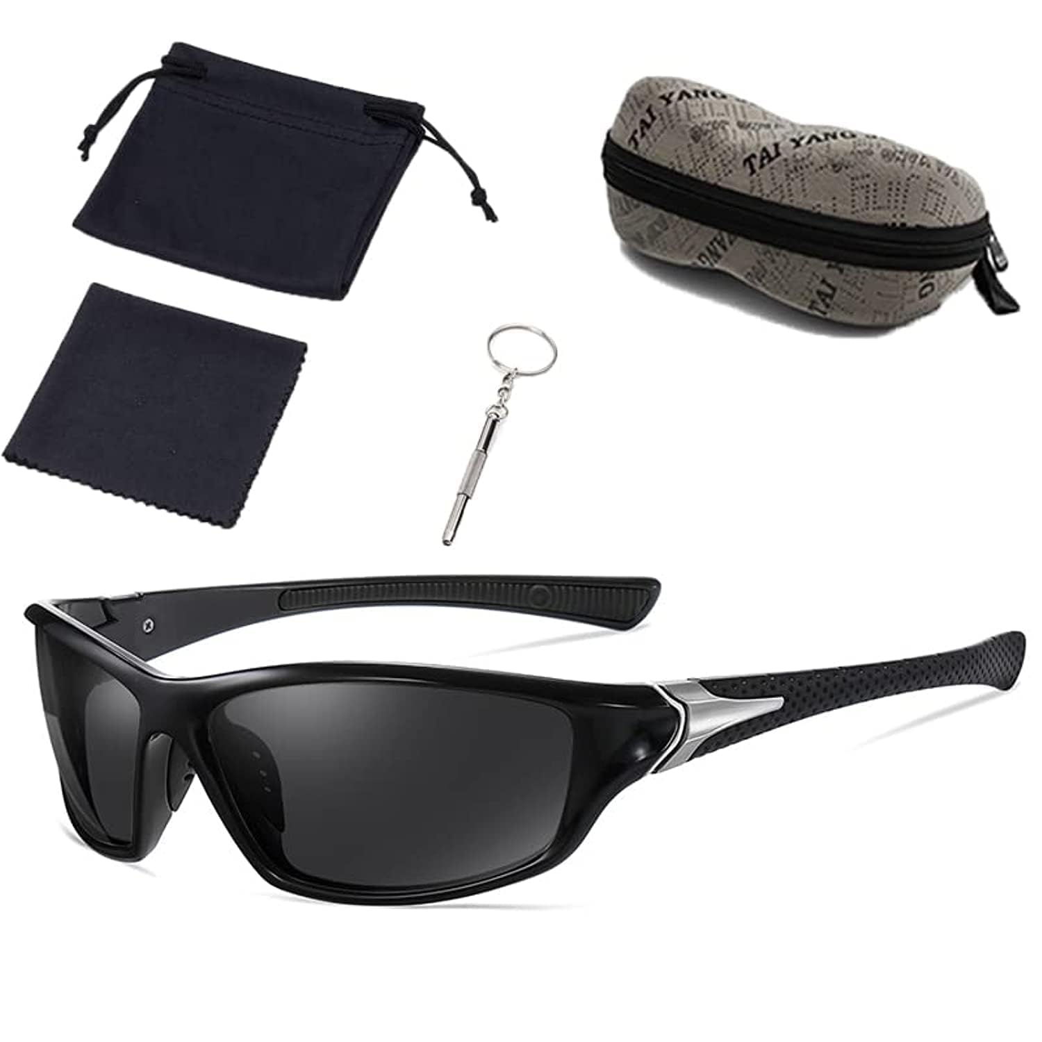 Sponsored Ad – Men's Polarized Driving Sunglasses - Sports UV Protection Glasses for Golf, Fishing, Cycling - 100% UV Protection Eyewear