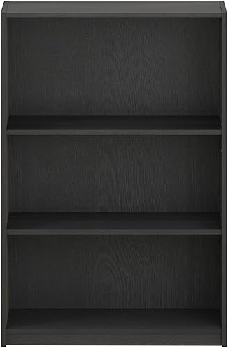 Miniatura 48 de Furinno Jaya Simple Home Estantería ajustable de 3 niveles, blanco Blanco,Negro -,Pino ámbar,Nuez Columbia,Espresso,Roble Frech