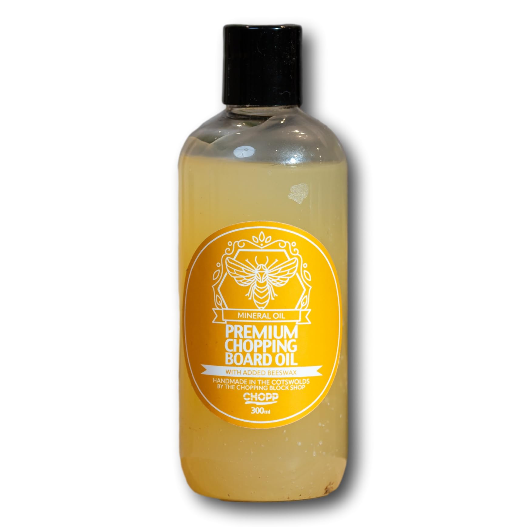 The Chopping Block Shop Yellow Premium Chopping Board Oil Conditioner With Beeswax