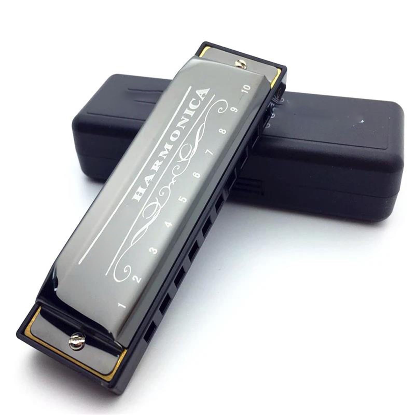 początkujących harmonijka Harmonijka Ustna Z 10-otworowym Instrumentem Muzycznym Diatonic Blues Harp