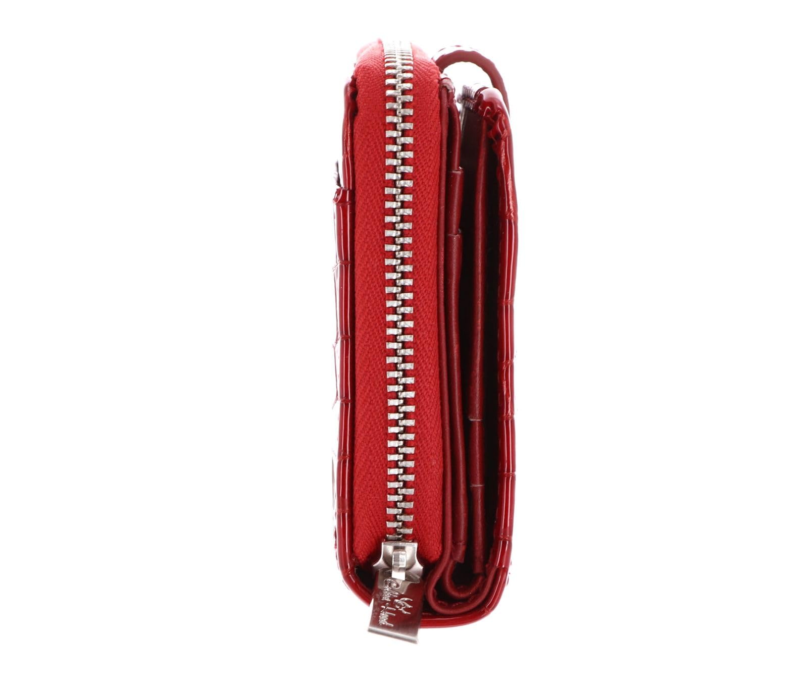 Golden Head Leder Geldbörse Cayenne RFID Protect Minibörse mit Riegel 1006 Kirsche rot