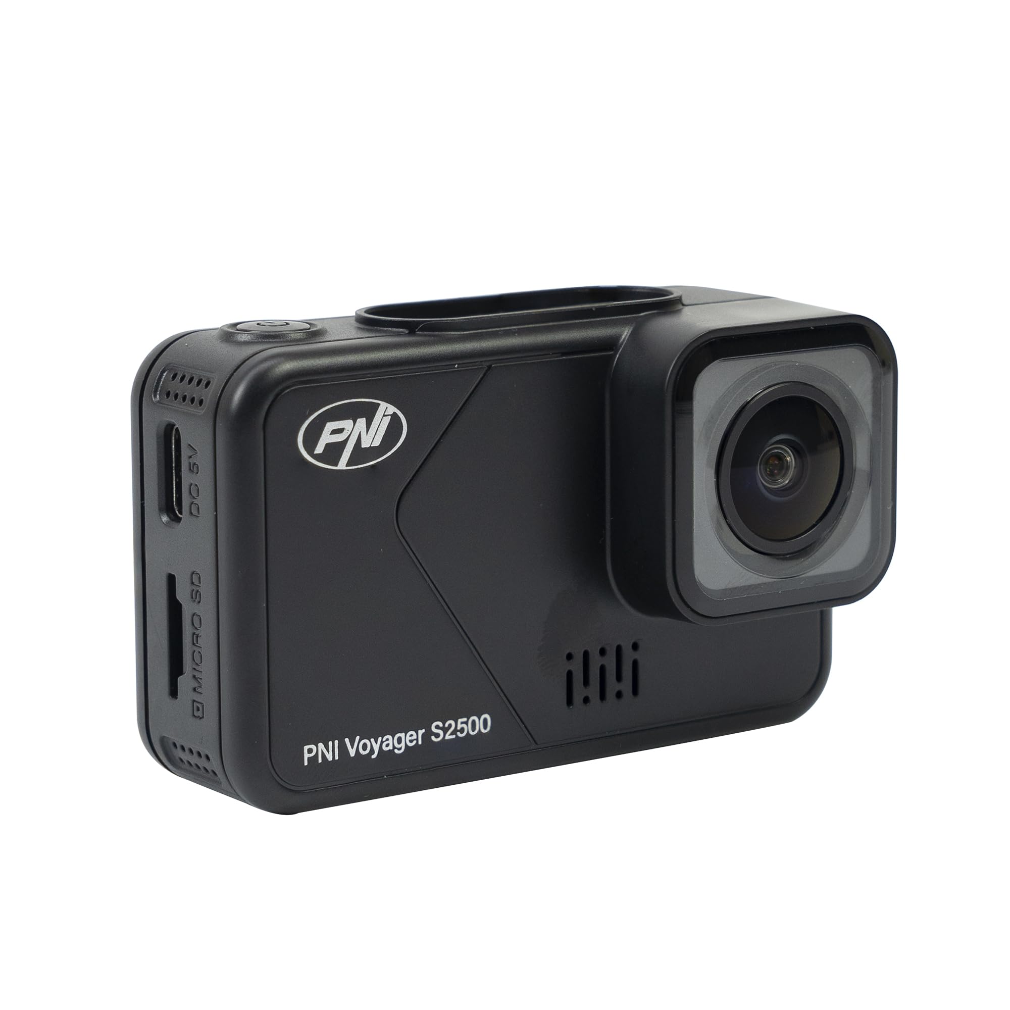 Kamera samochodowa PNI Voyager S2500 WiFi, 4K UHD, ekran 2 cale, nagrywanie cykliczne, monitoring parkowania, detekcja ruchu, nagrywanie obrazu i dźwięku, zasilanie 12V/24V