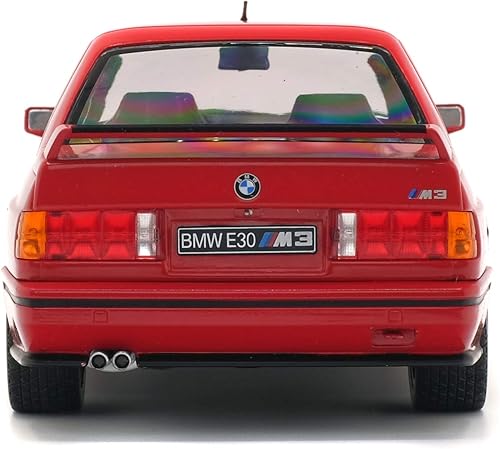 Miniatura 6 de Solido S1801502 1990 BMW E30 M3 - Coche fundido a presión, rojo, escala 118