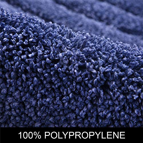 Cosy Homeer 30X18 Inch/24X17 Inch Bath Rugs 2Pcs Set Made Of 100% Polyester Extra Soft And Non Slip Bathroom Mats Specialized In Machine Washable And Water Absorbent Shower Mat thumb #2